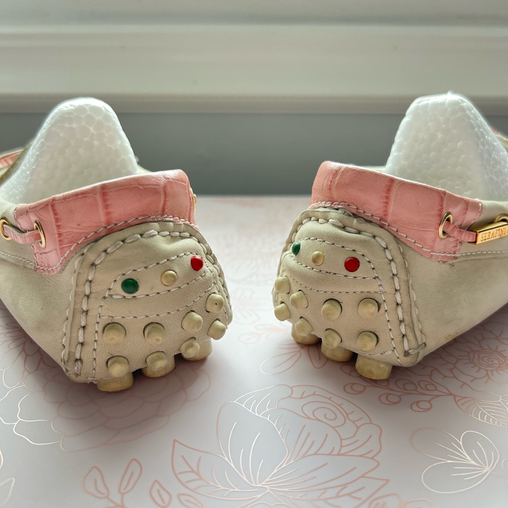 Serafini Classic Leather Flats Size 38 EU or 8 US - Picture 4 of 11